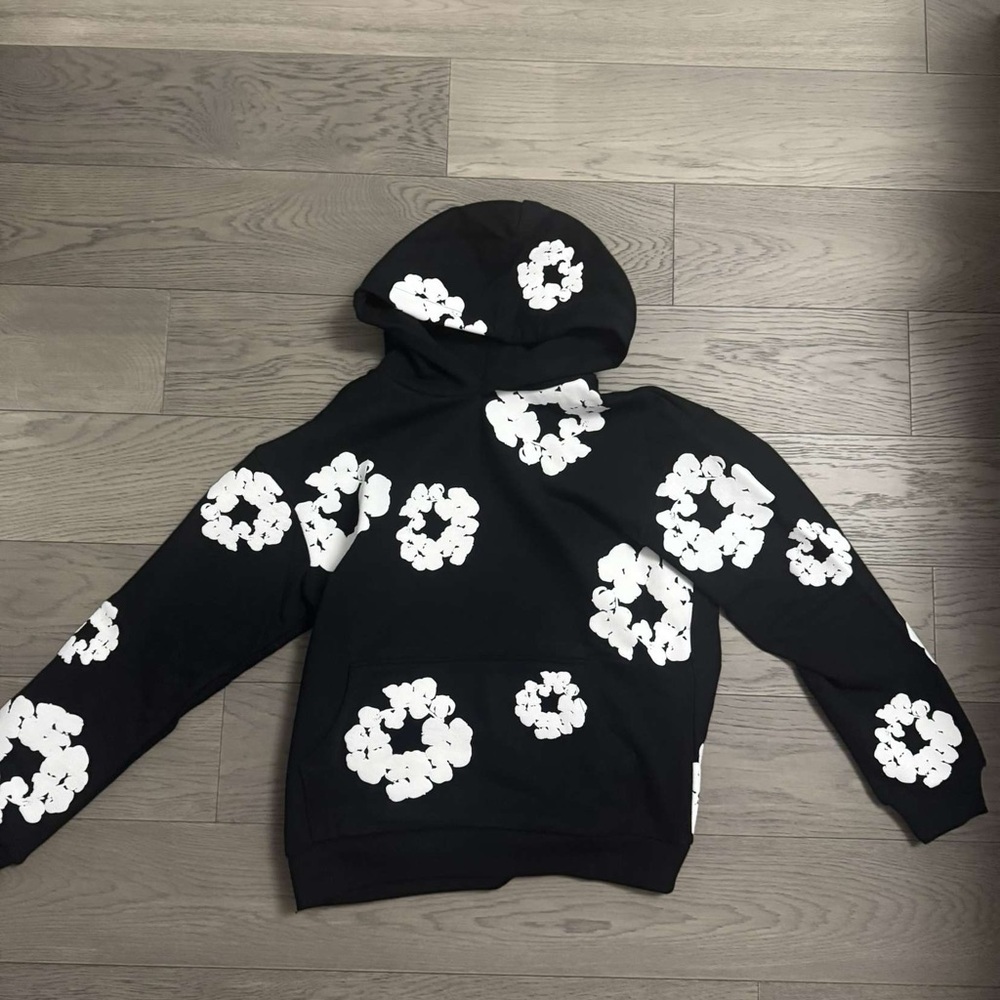 Black Denim tears hoodie size medium - Picture 1 of 6